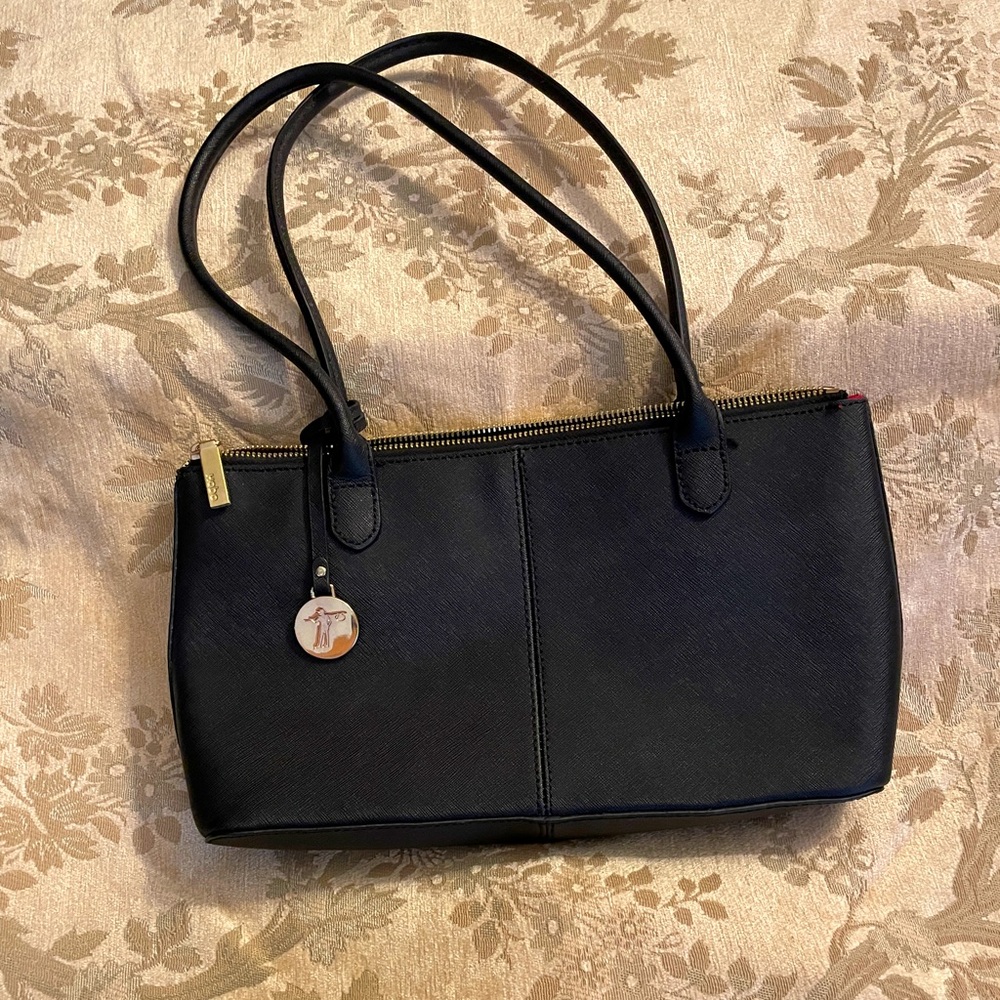 HOBO INTERNATIONAL Black Leather Handbag